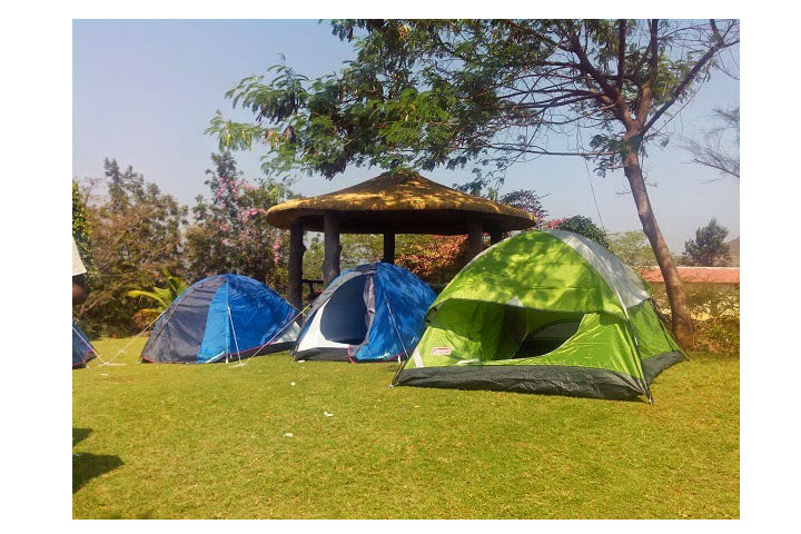 New Cottages Stay at Rafting Point - pop up tents